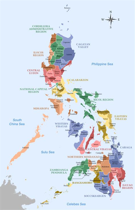 philippines provinces map